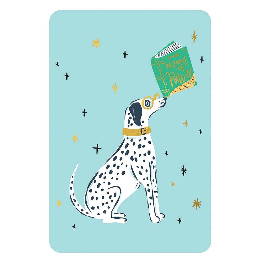 Dog Lover Note Card Set – Smart Pups Assorted Cards with Stickers by Studio Oh!