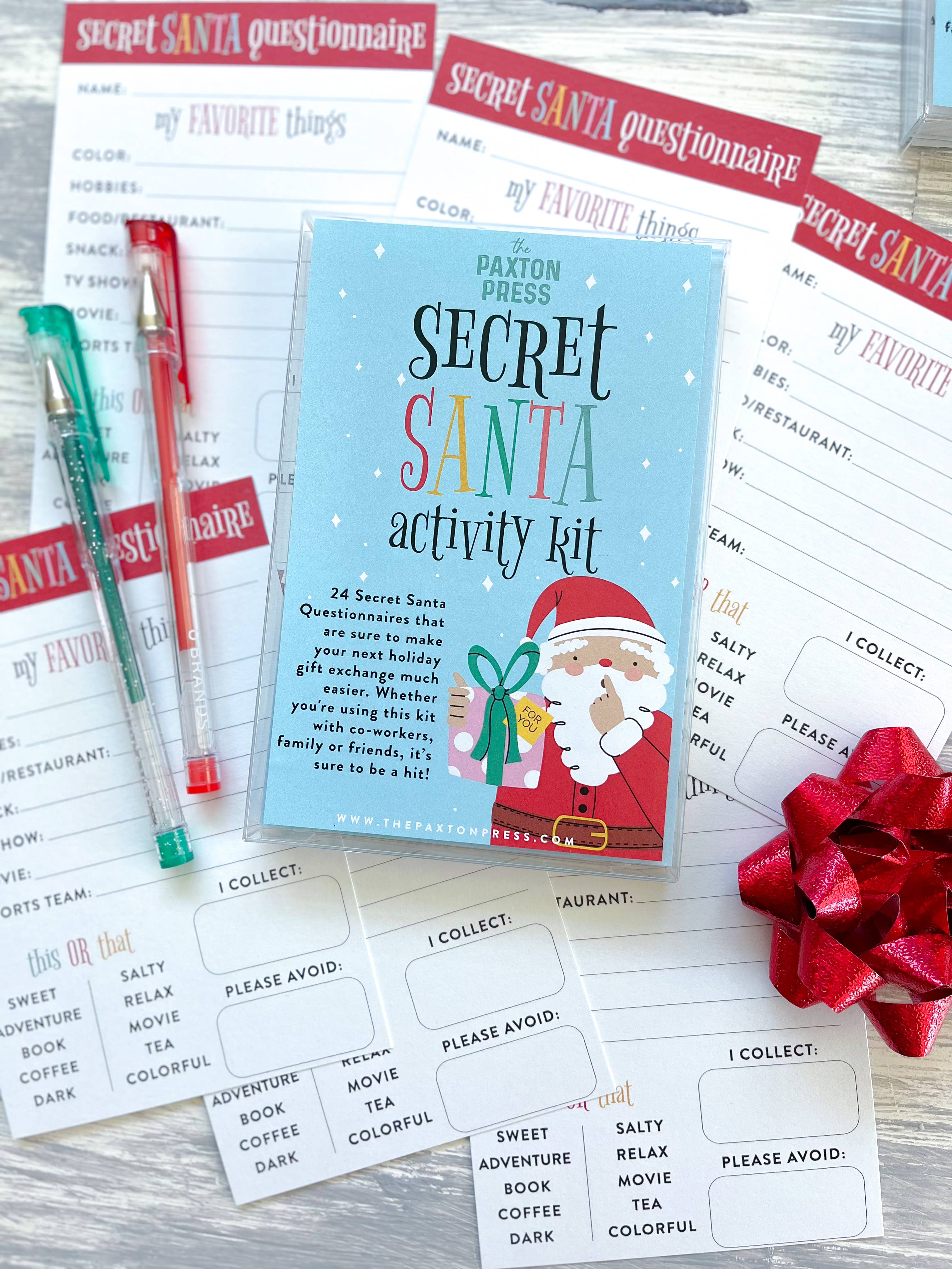 Secret Santa Activity Kit | The Paxton Press