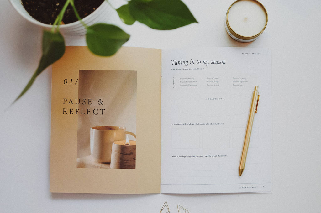 Seasonal Reset Workbook - Guided Reflection Journal, 30 Pages