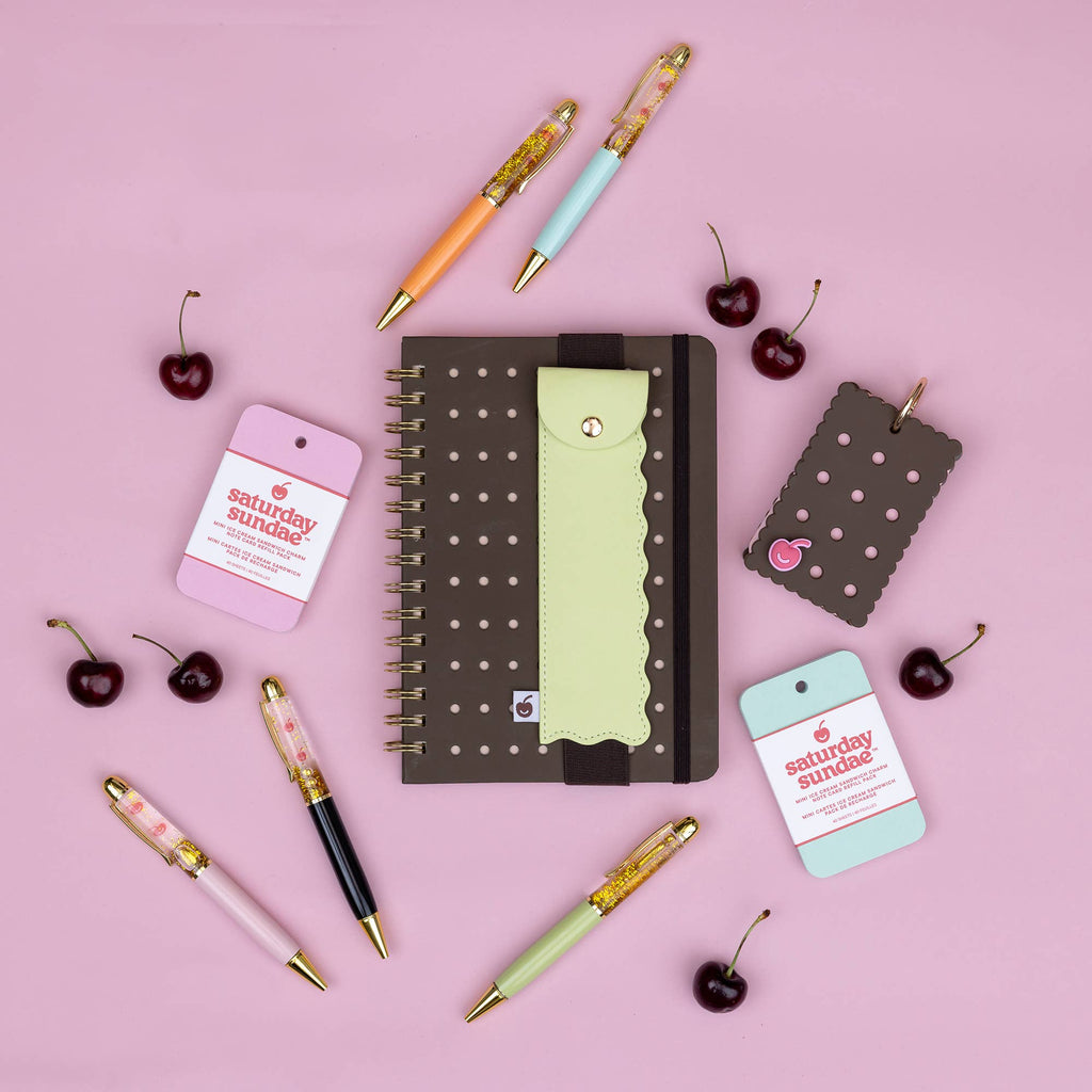 Vanilla Bean A5 Mini Sprinkles Spiral Notebook