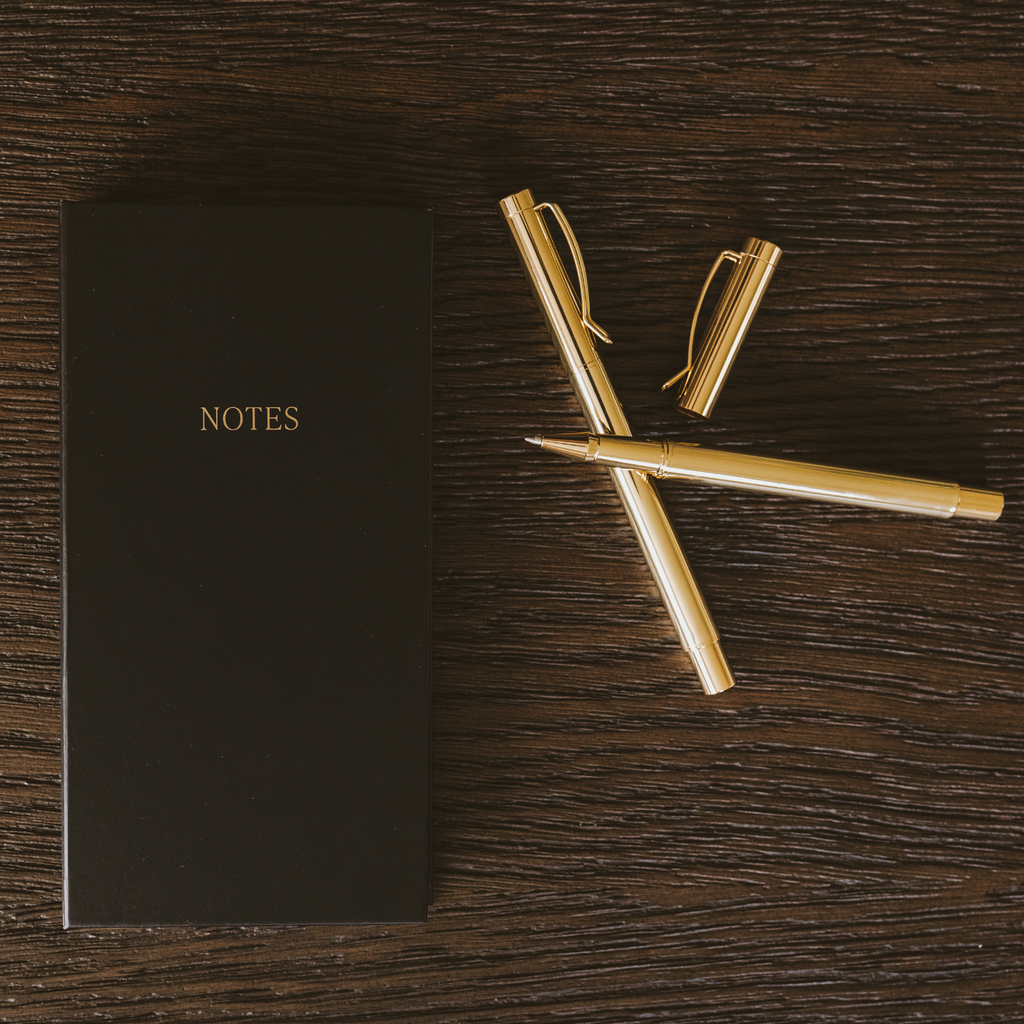 *NEW* Gold Metal Pen Set - Stationery, Home Decor, & Gifts