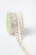 3/4" Alphabet Teacher Print 100% Cotton Ribbon