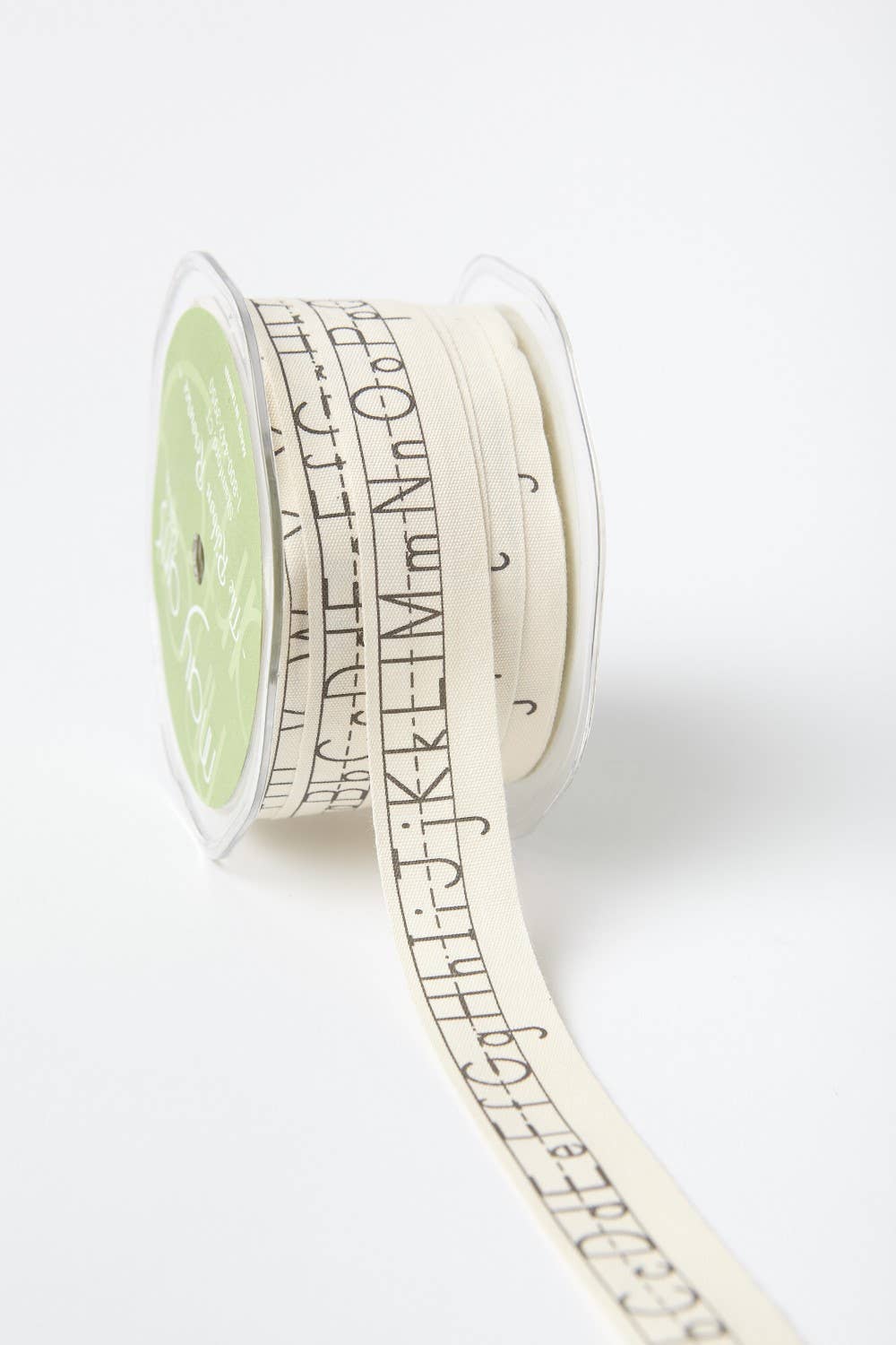 3/4" Alphabet Teacher Print 100% Cotton Ribbon