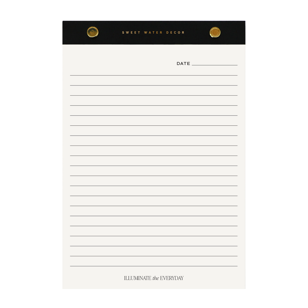 Gold Rivet Notepad, Large