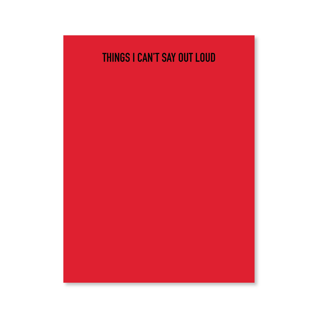 Out Loud Notepad | Assorted Colors | Public School Paper Co.