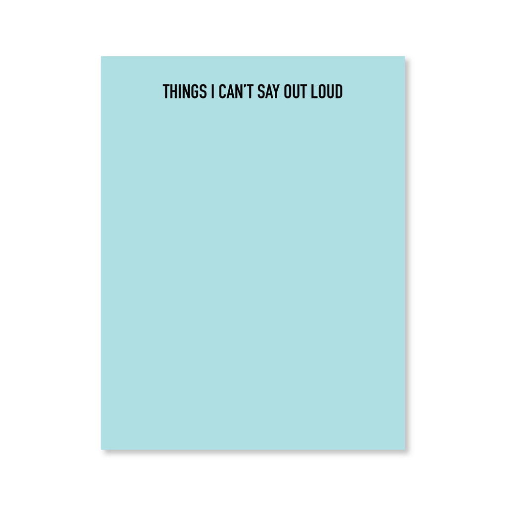 Out Loud Notepad | Assorted Colors | Public School Paper Co.