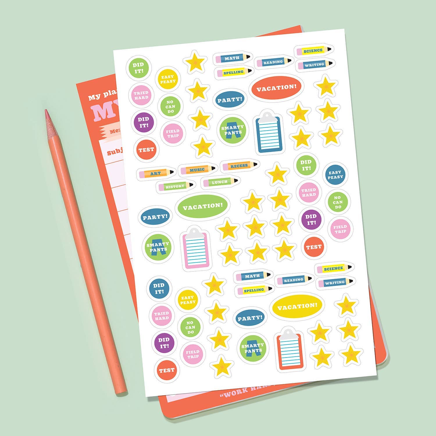 Knock Knock Kids Homework Can-Do Pad | Kids Homework Planner