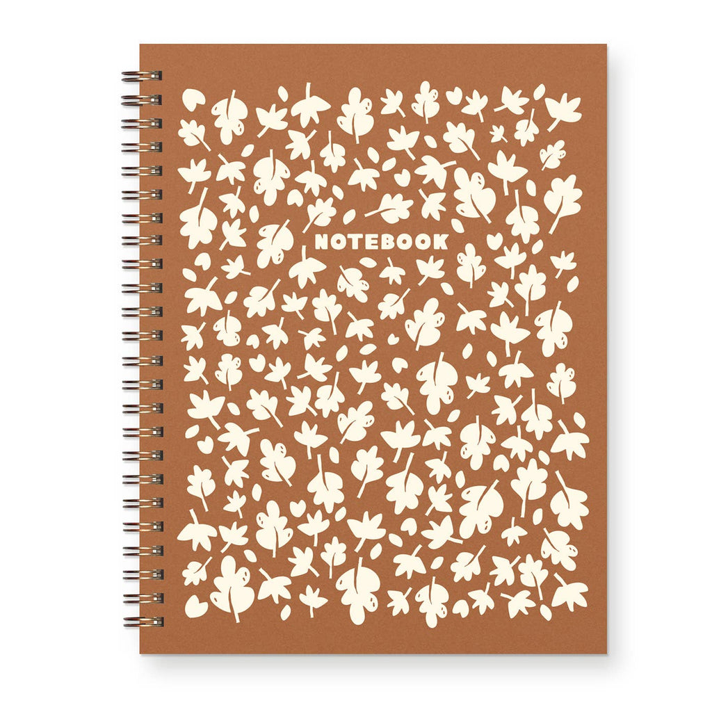 Leaf Pattern Lined Journal Notebook
