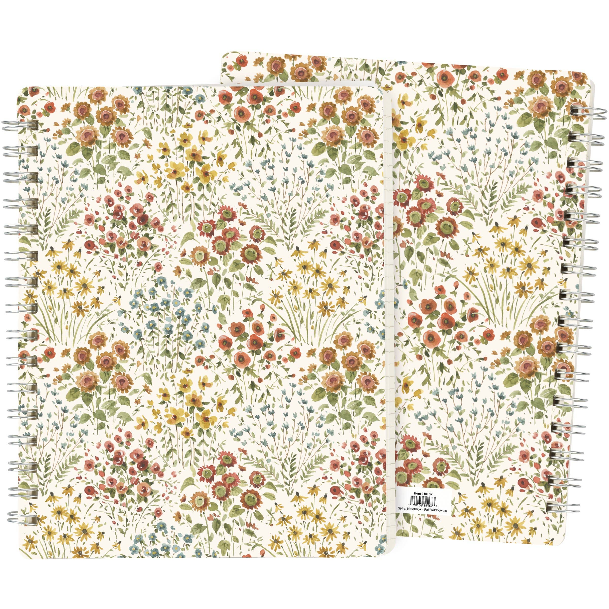 Fall Wildflower Spiral Notebook