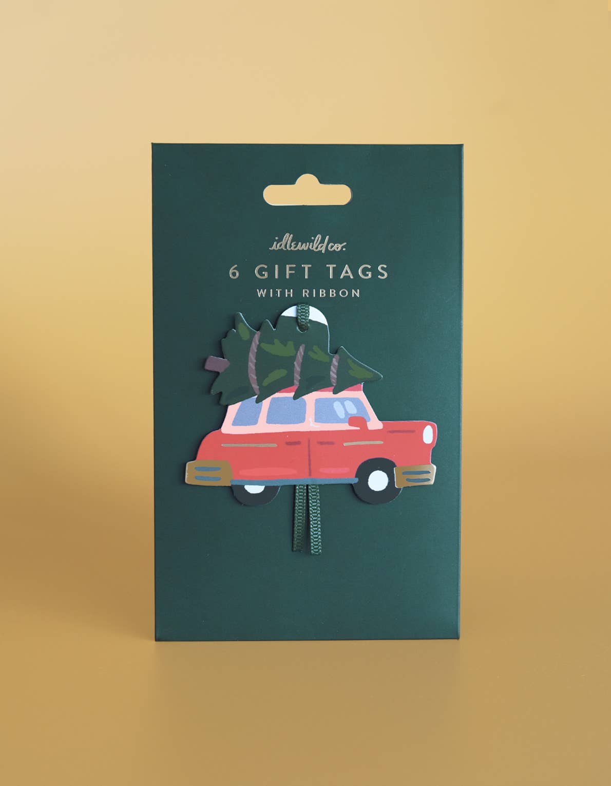 Christmas Tree Die-Cut Gift Tags | Set of 6