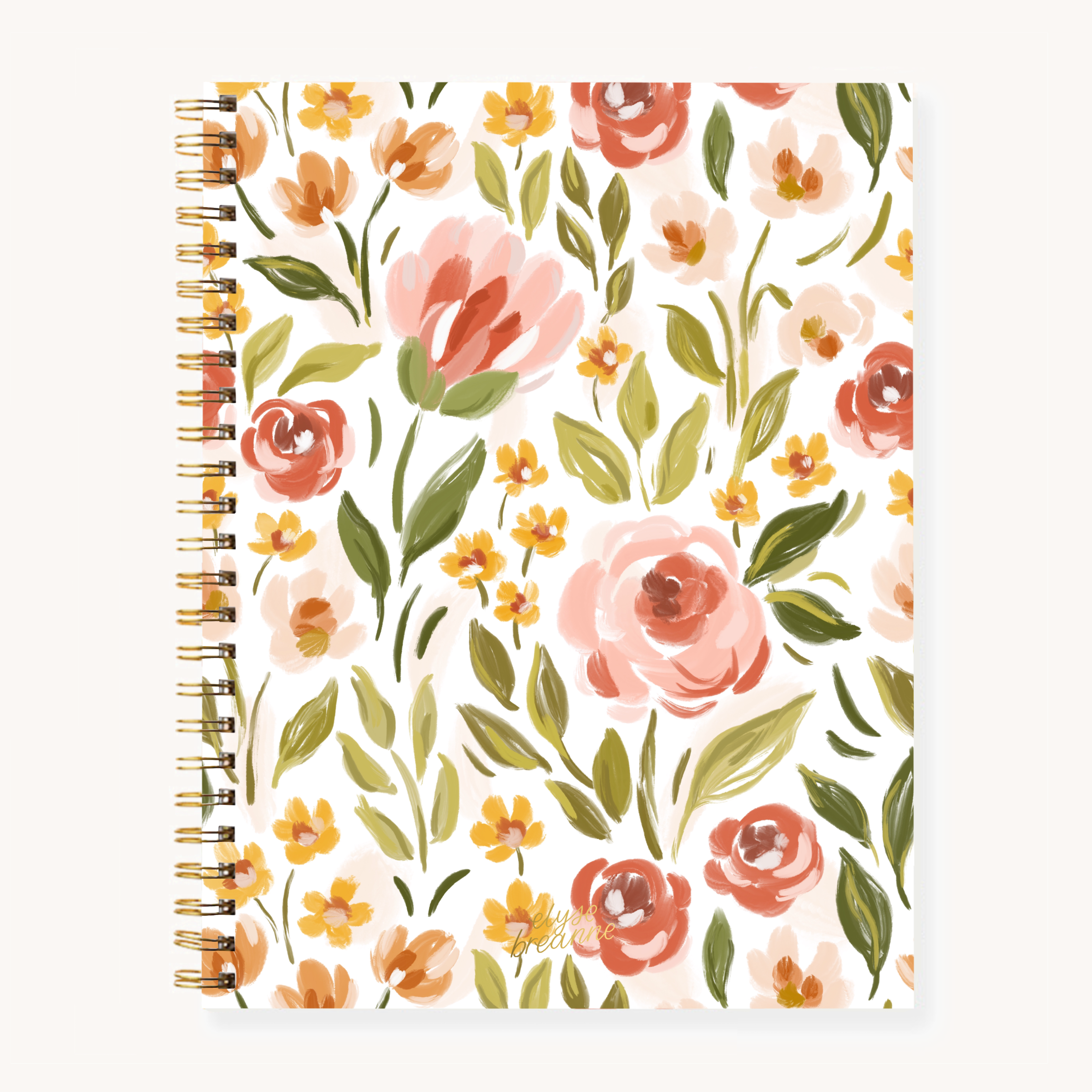 Spring Garden Softcover Spiral Notebook