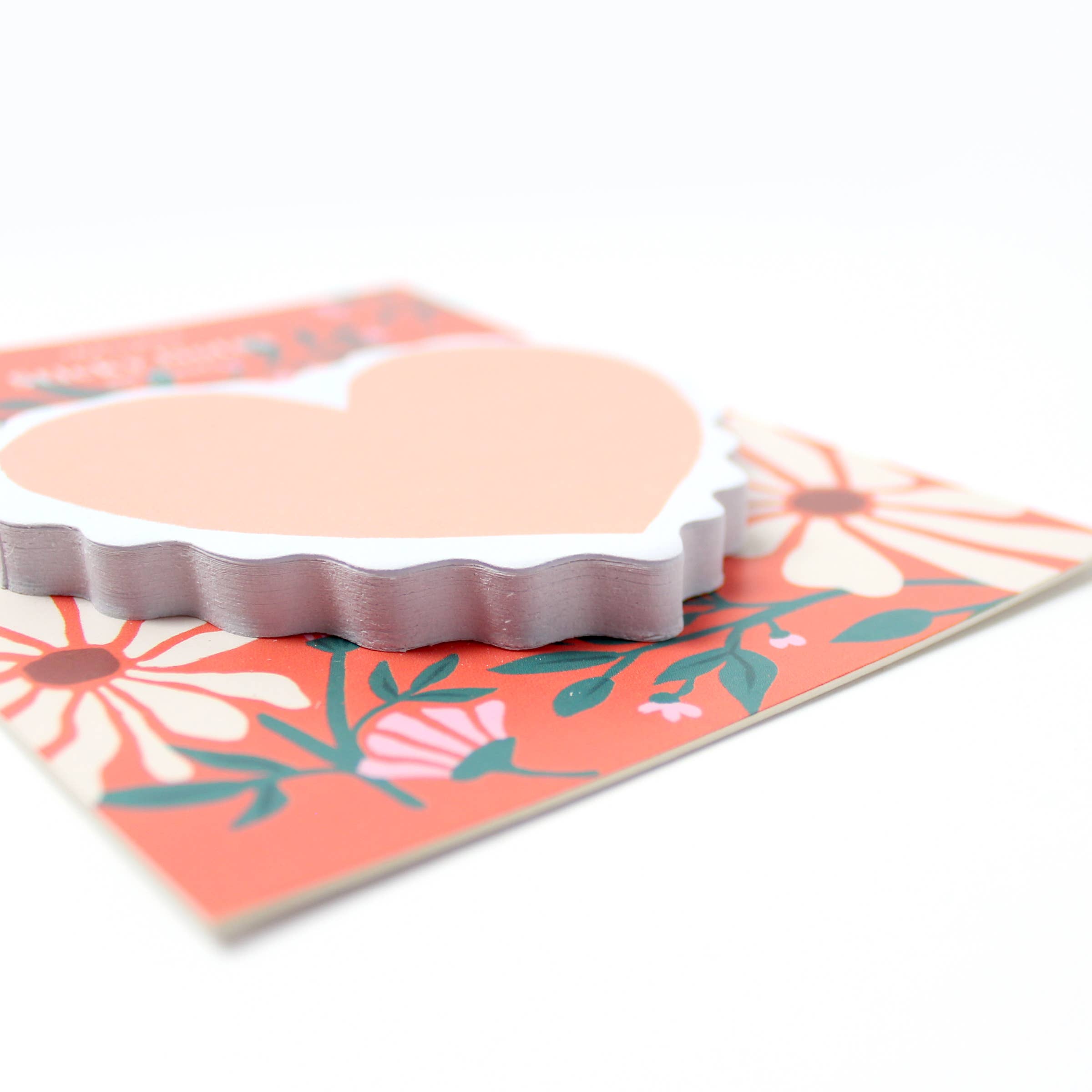 Scalloped Heart Sticky Notes