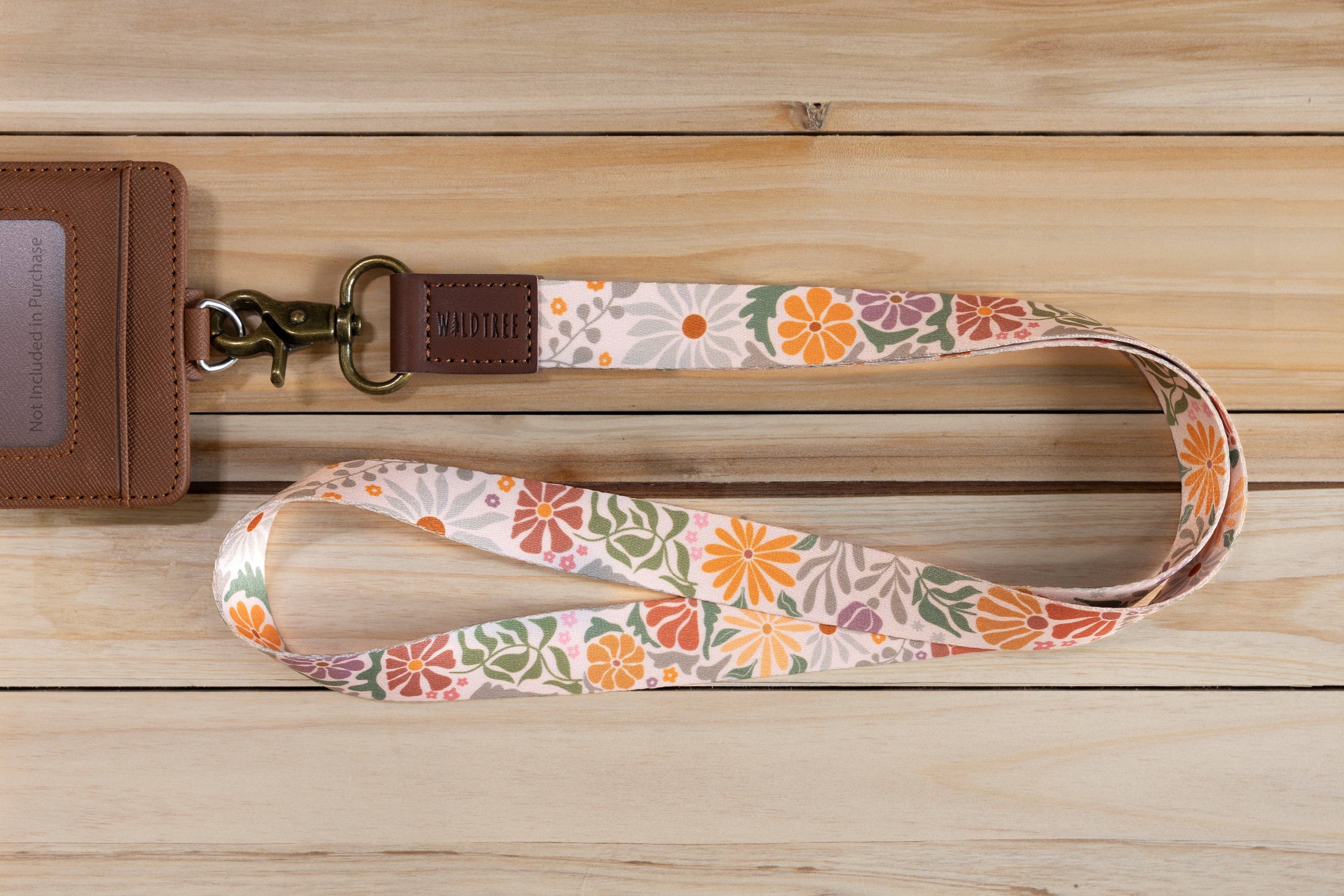 Sunset Floral Neck Lanyard
