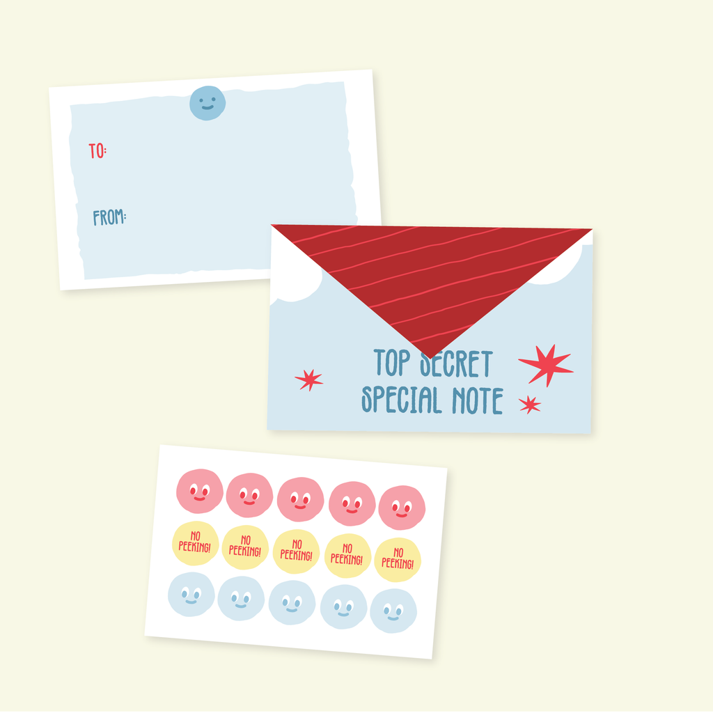 Top Secret Fold-Up Letter Set | The Paxton Press