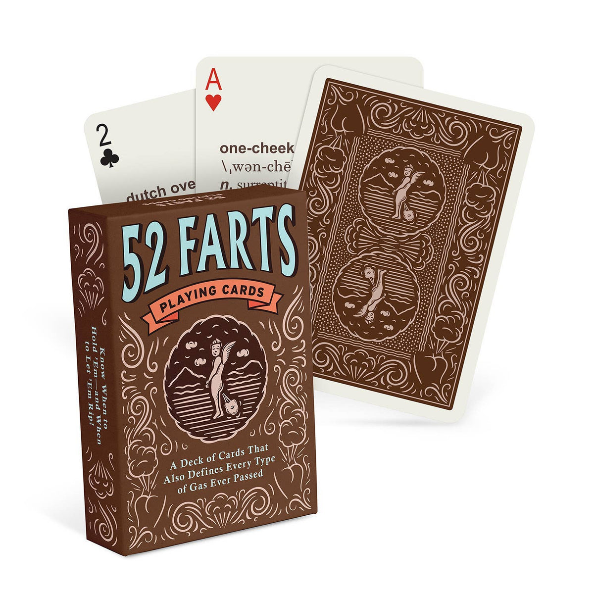 52 Farts Playing Cards, Funny Gag Gift Deck