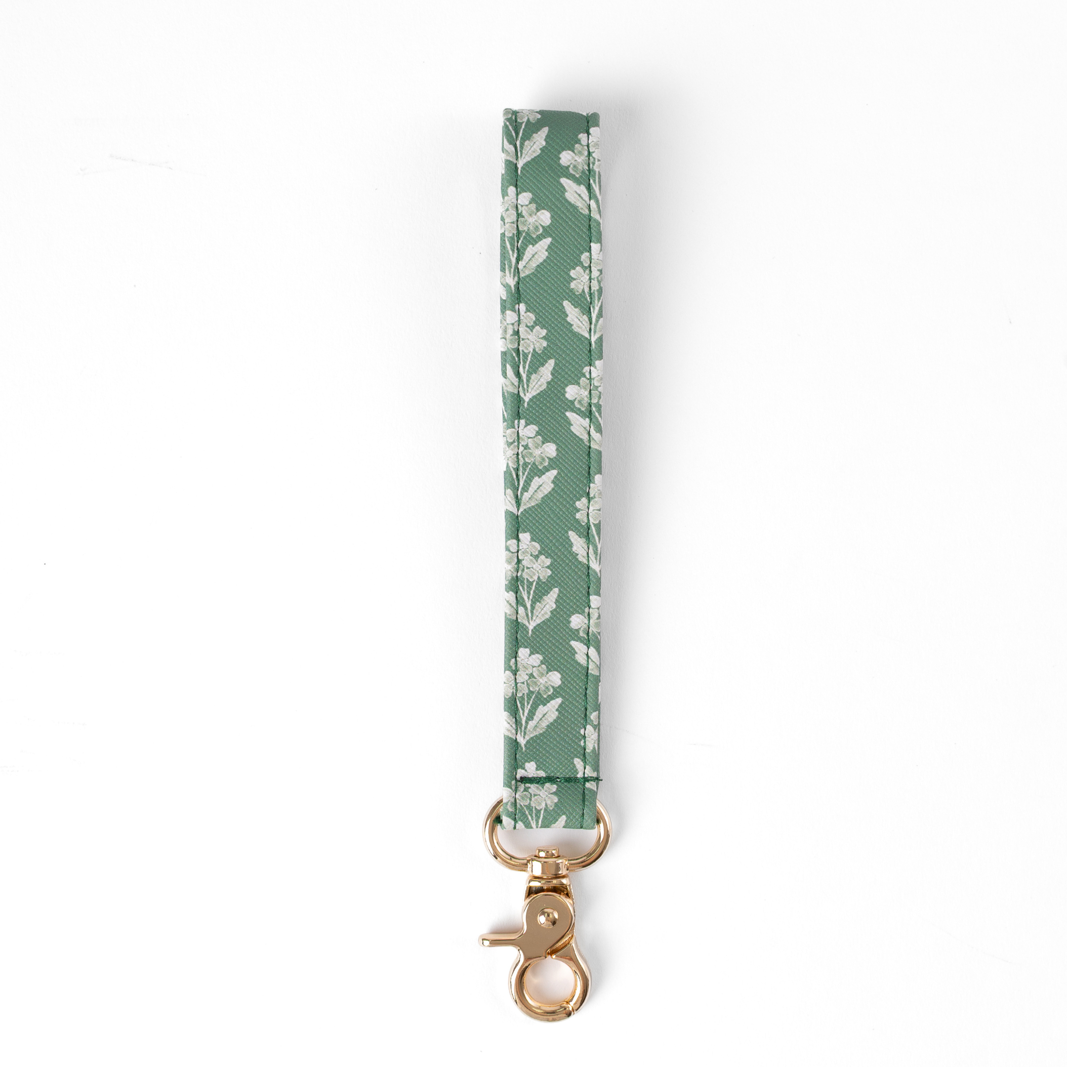 Forget Me Not Sage Wristlet Keychain