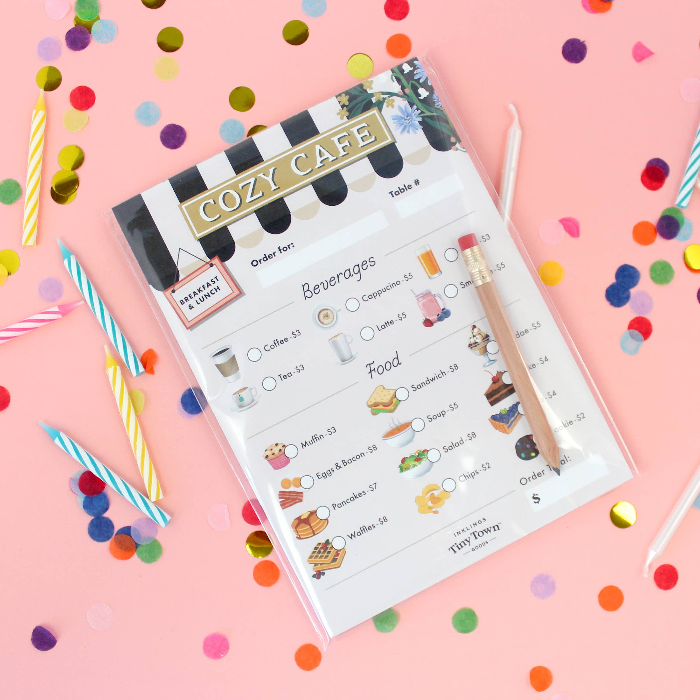 Tiny Town™ Cozy Cafe Play Notepad