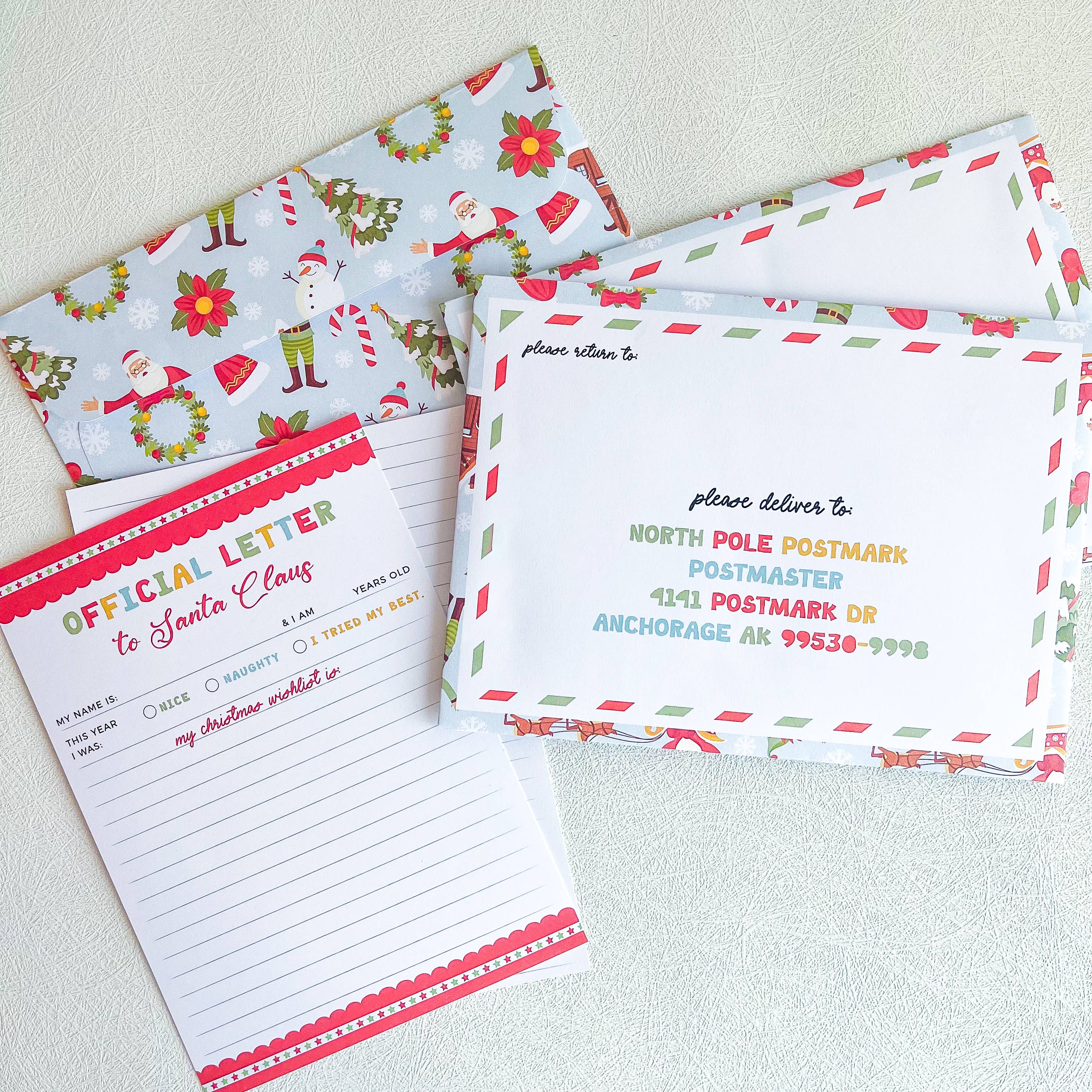 Santa Mail Kit | The Paxton Press