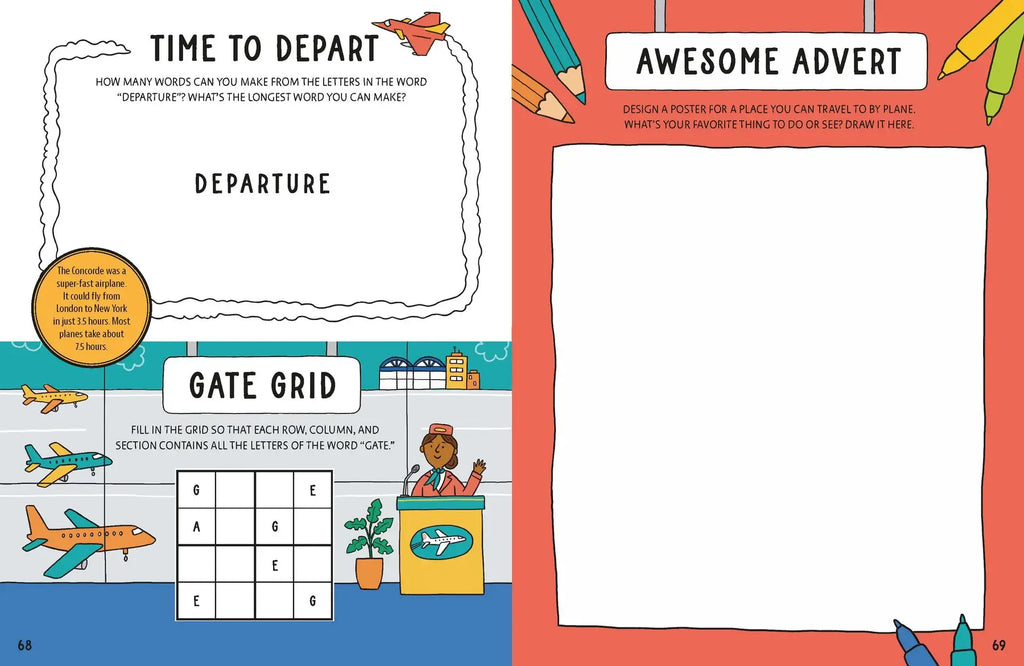 The Big Book of Airplane Activities | Lonely Planet Kids