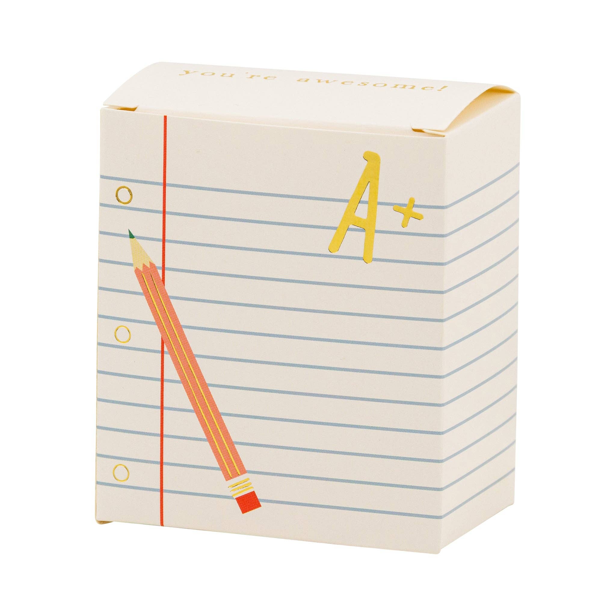 APP1107 - Ruled Paper Treat Box - 8 ct