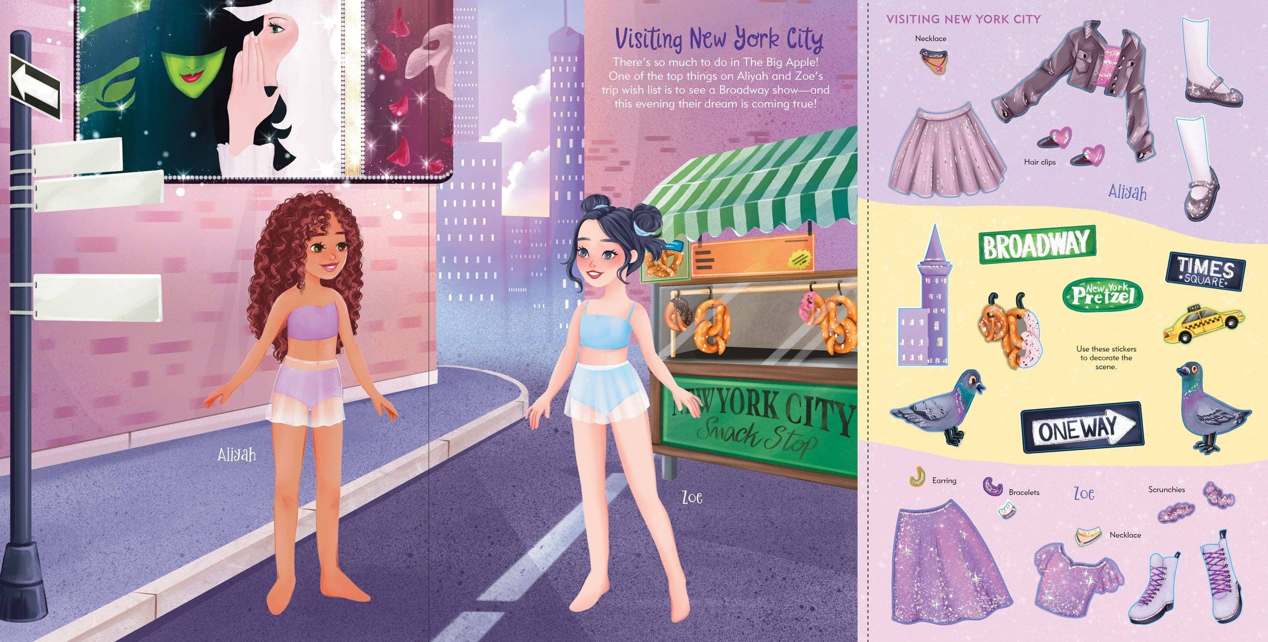 Vacation Sticker Doll Dress-Up Book | Peter Pauper Press