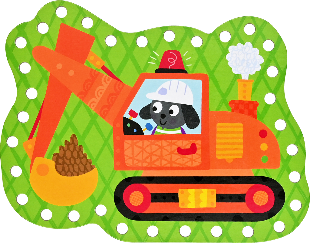 Cars & Trucks Lacing Cards | Peter Pauper Press