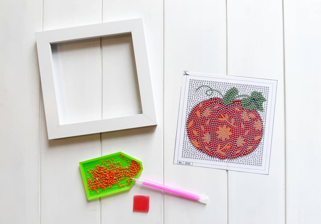 Flower Pumpkin Diamond Painting Kit