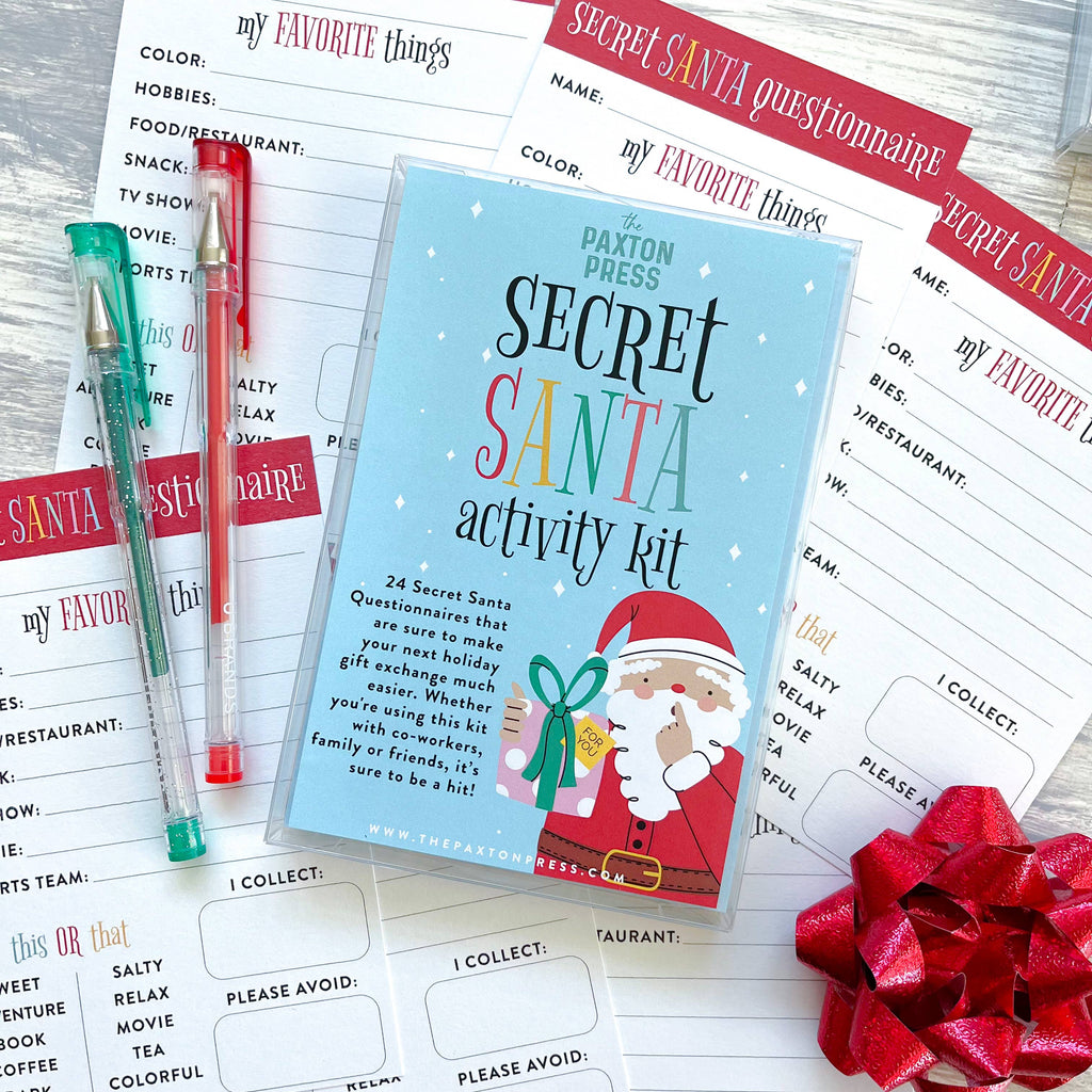 Secret Santa Activity Kit | The Paxton Press