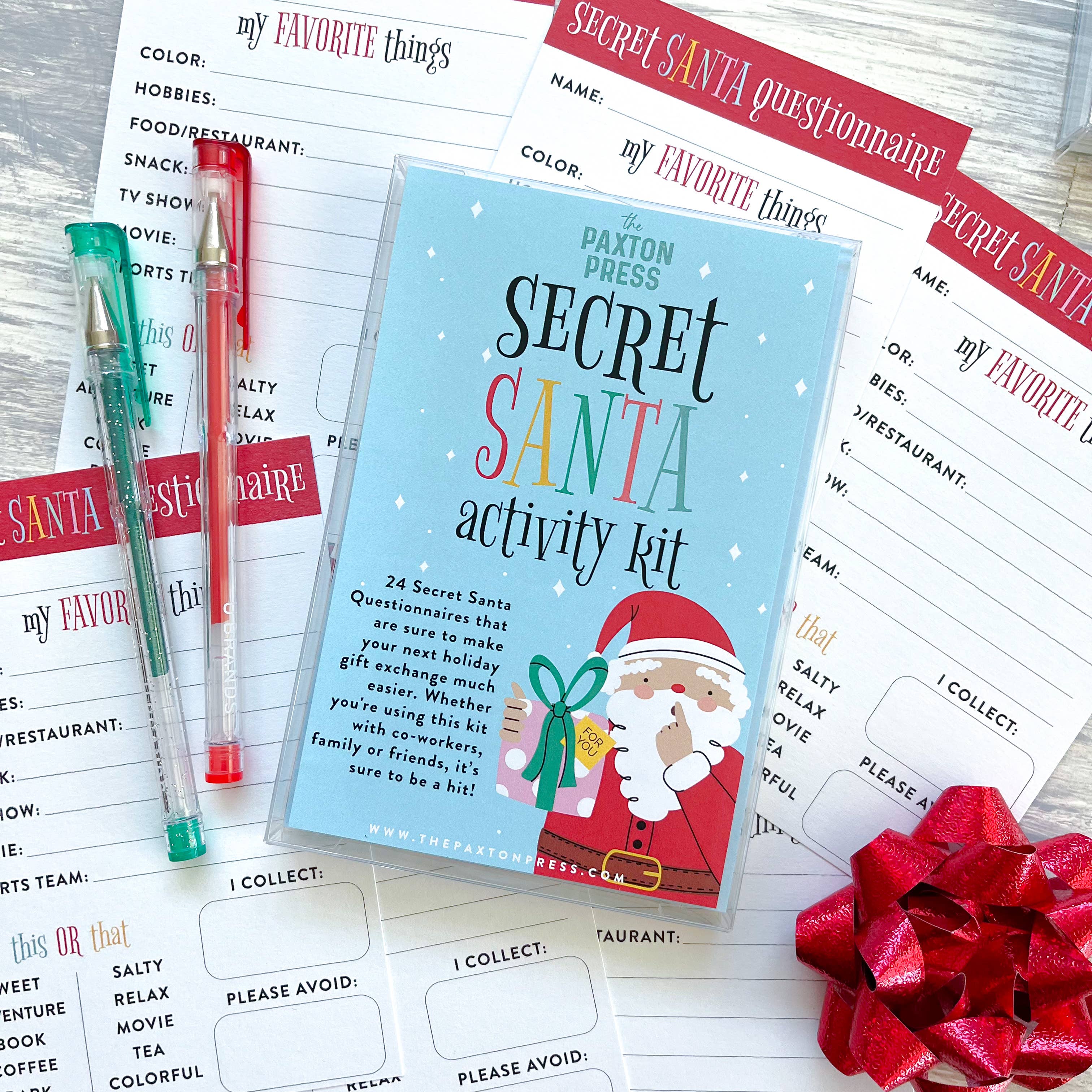 Secret Santa Activity Kit | The Paxton Press