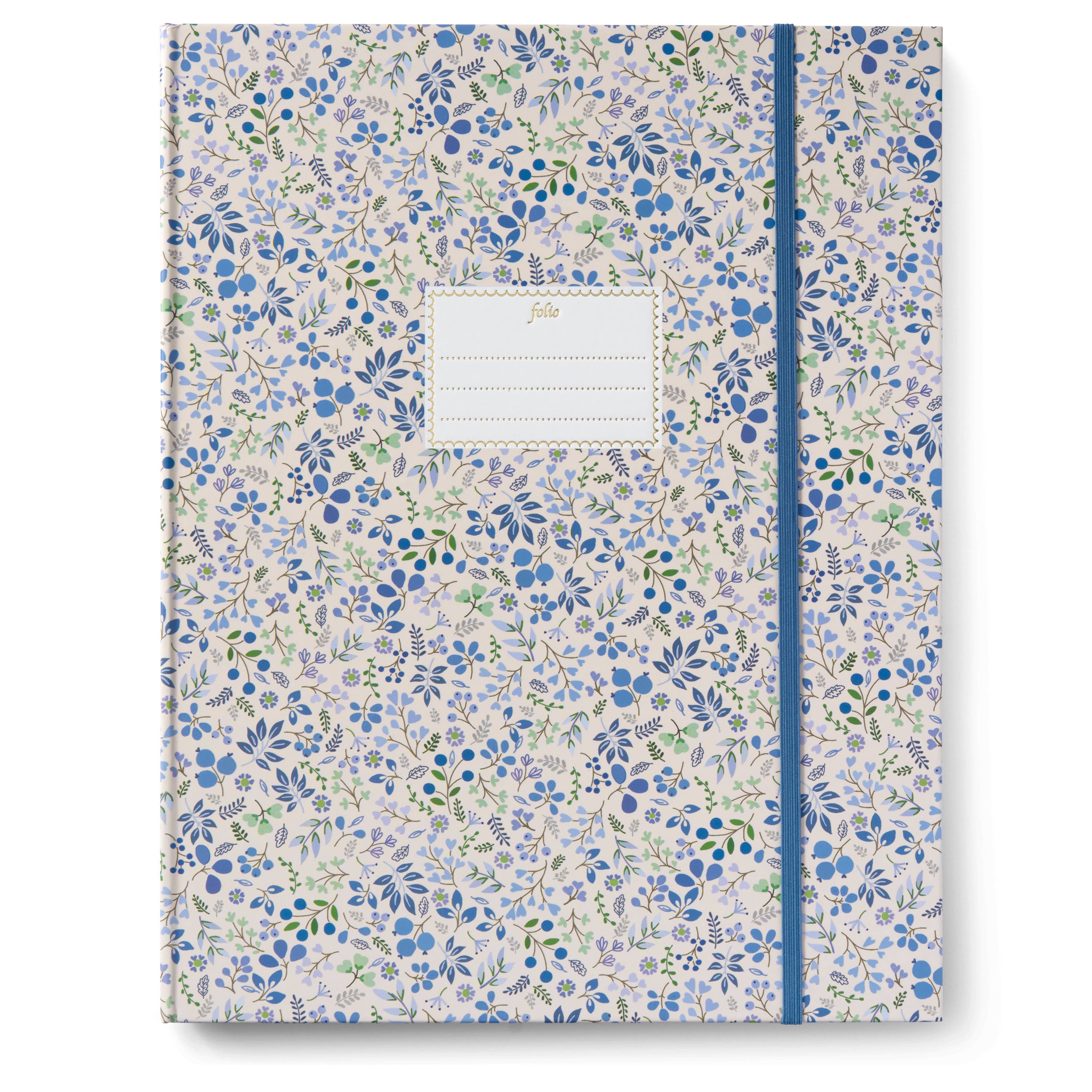 Folio: Blue Floral