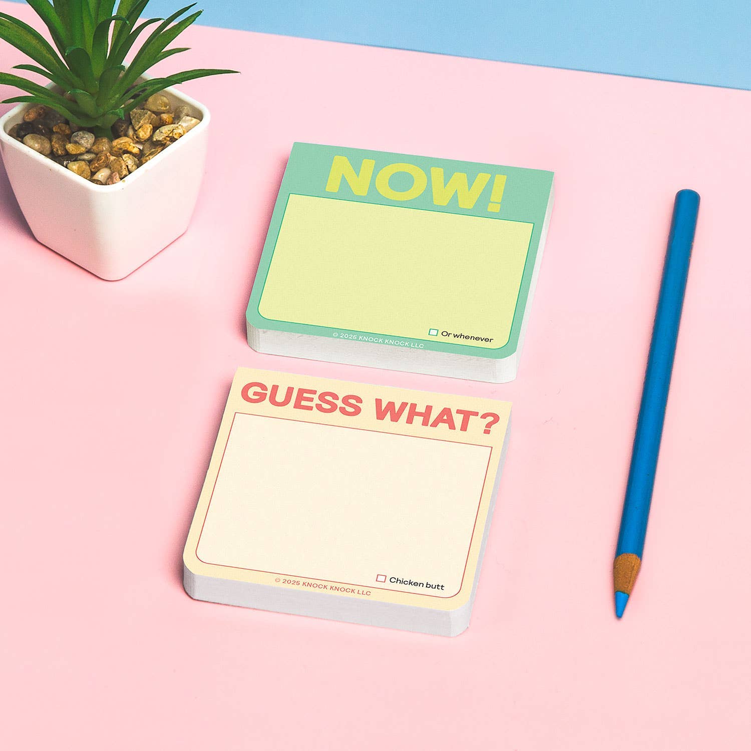 Guess What? Sticky Notes | Funny Novelty Notepad by Knock Knock