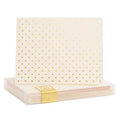 Note Writer Blank Note Card Set – Gilded Hearts Note Cards by Snow & Graham