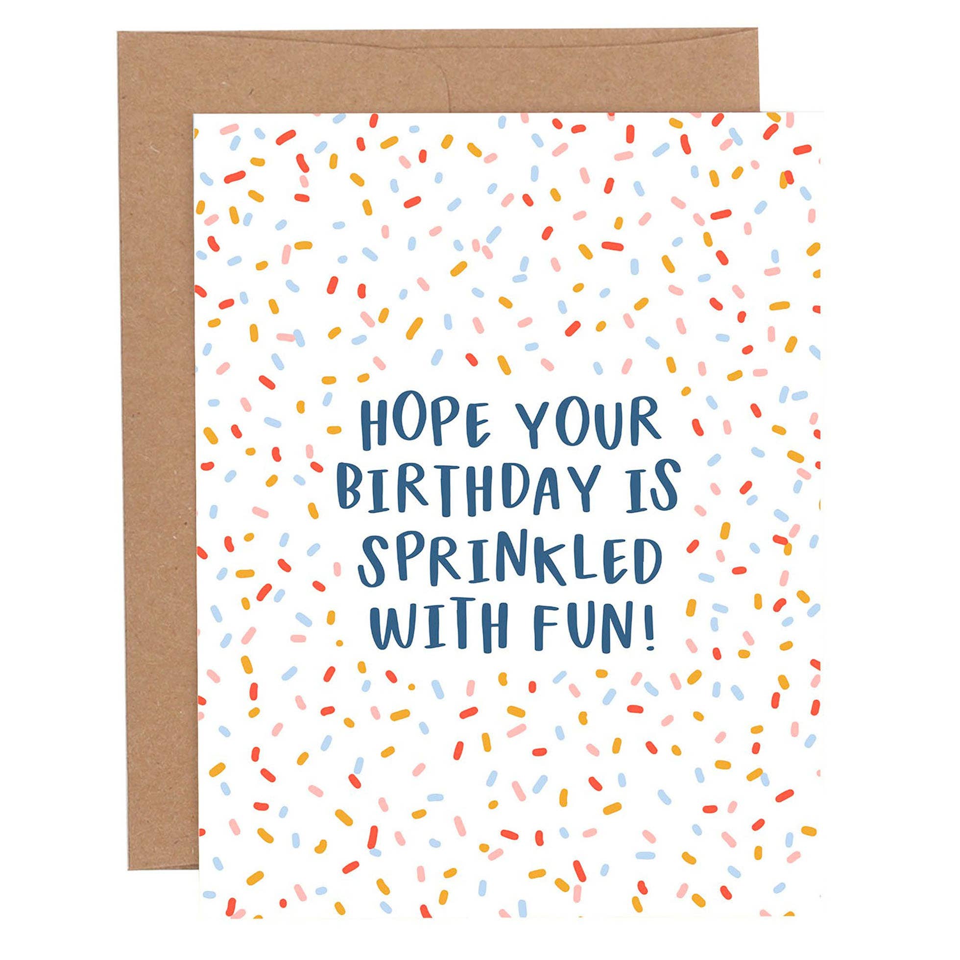 Sprinkled Birthday Greeting Card