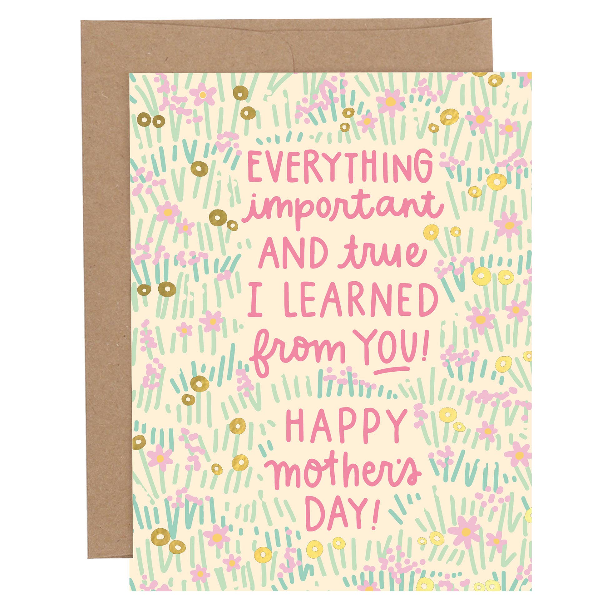 Gift for Mom Greeting Card – Floral Mother’s Day Card by Pippi Post