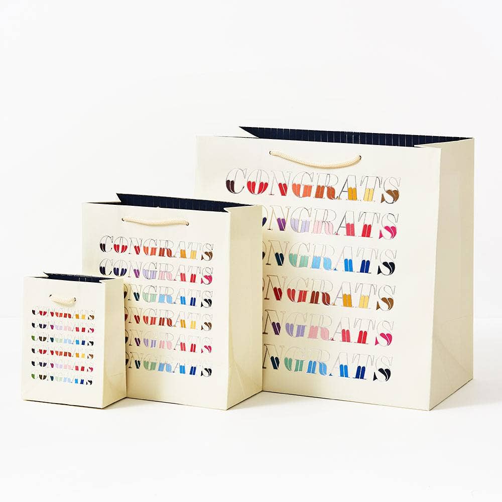 Colorful Congrats Gift Bag: Small