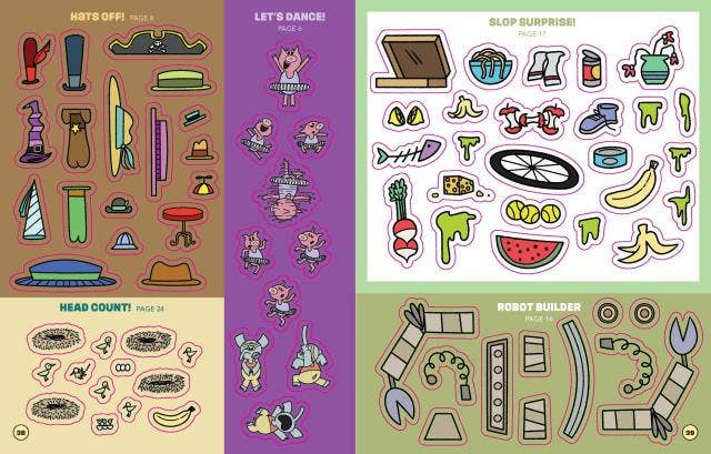 Elephant and Piggie Stick Together Sticker Book: Trade Paperback