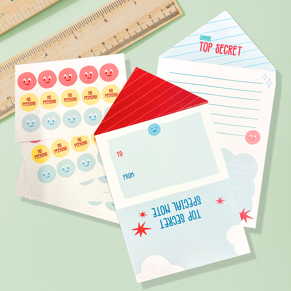 Top Secret Fold-Up Letter Set | The Paxton Press