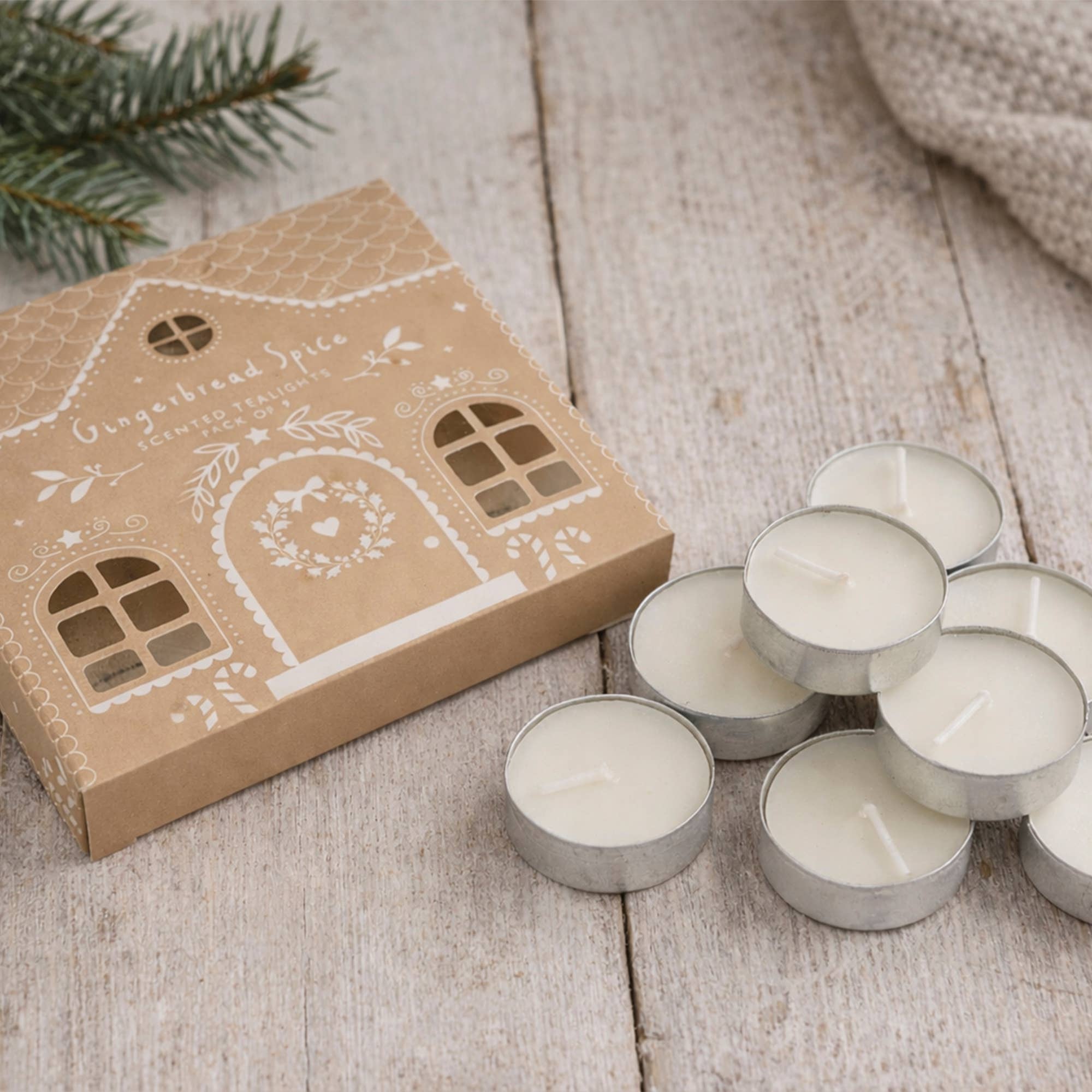 Gingerbread Spice Scented Tealights | CGB Giftware