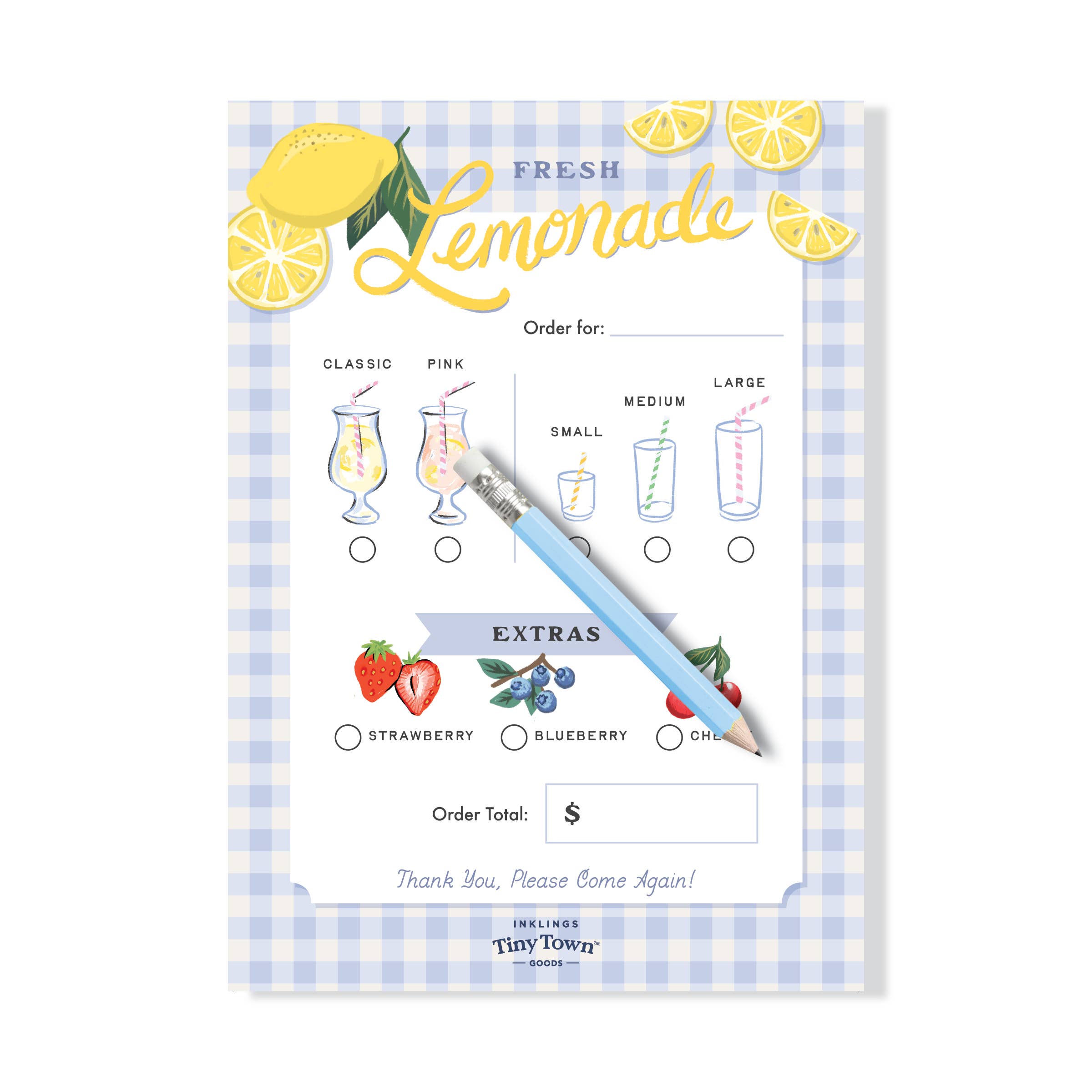 Tiny Town™ Lemonade Stand Play Notepad