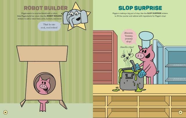 Elephant and Piggie Stick Together Sticker Book: Trade Paperback