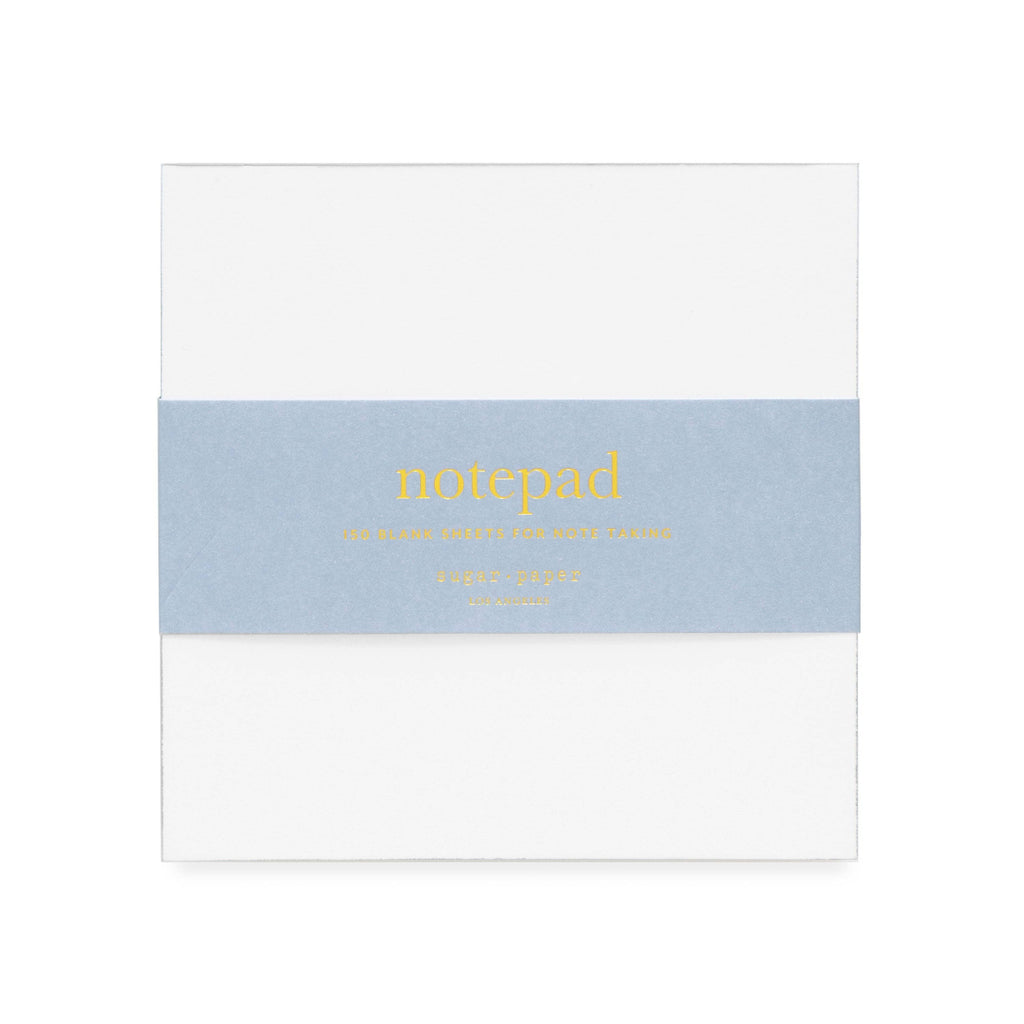 Painted Edge Notepad, Blue