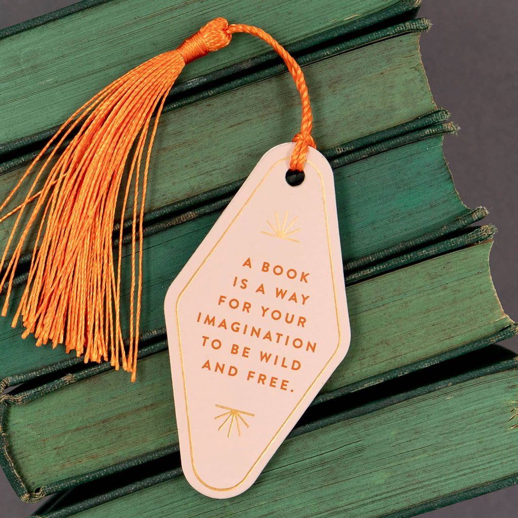 Your Imagination Leather Bookmark | Studio Calico