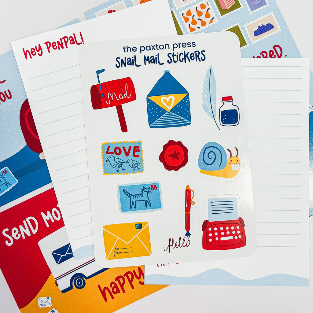 Pen Pal Snail Mail Kit — Letter Writing Set for Kids & Stationery Lovers