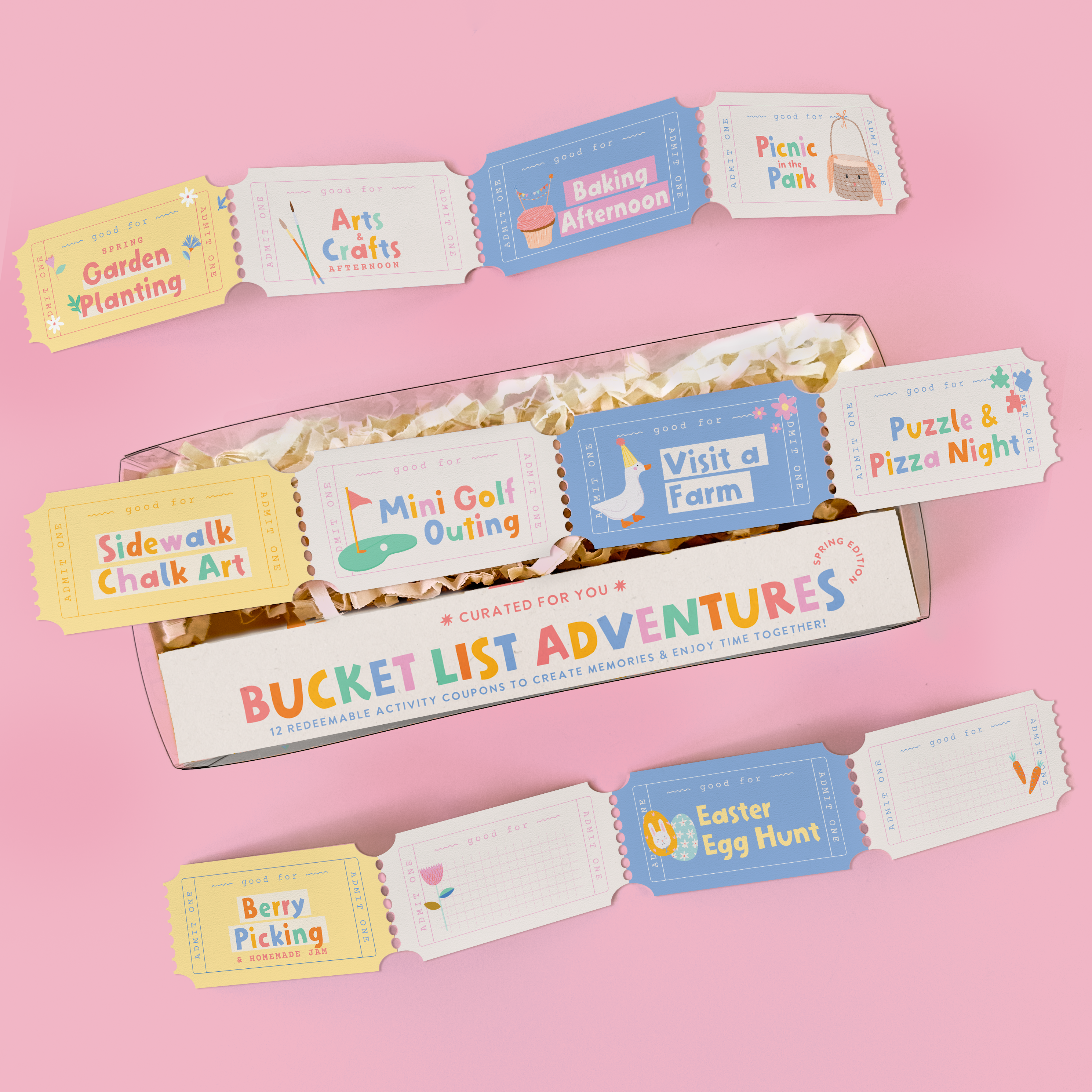Spring & Easter Activity Coupon Book for Kids