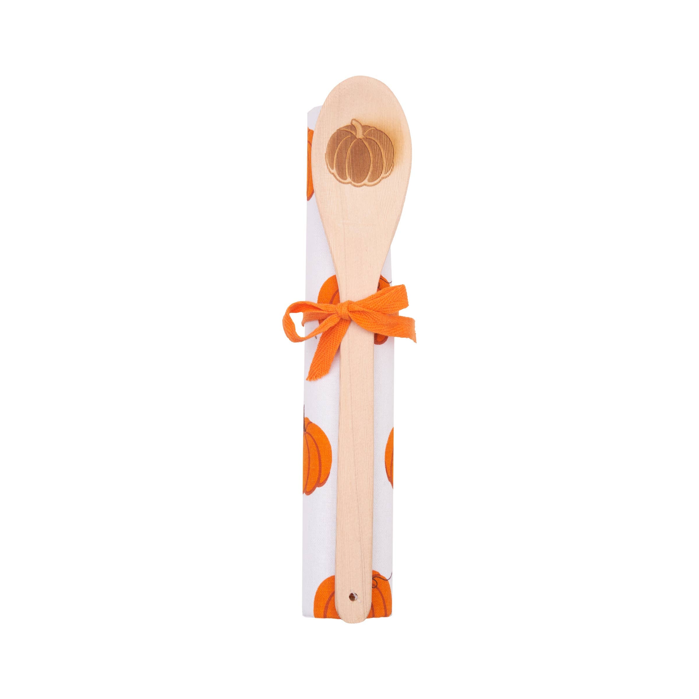 Pumpkin Patch Kitchen Towel & Spoon Set by C&F Home