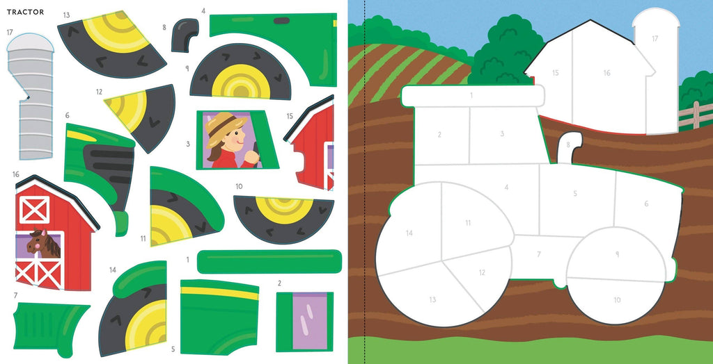 My First Color-By-Sticker Book: Cars, Trucks & Trains | Peter Pauper Press