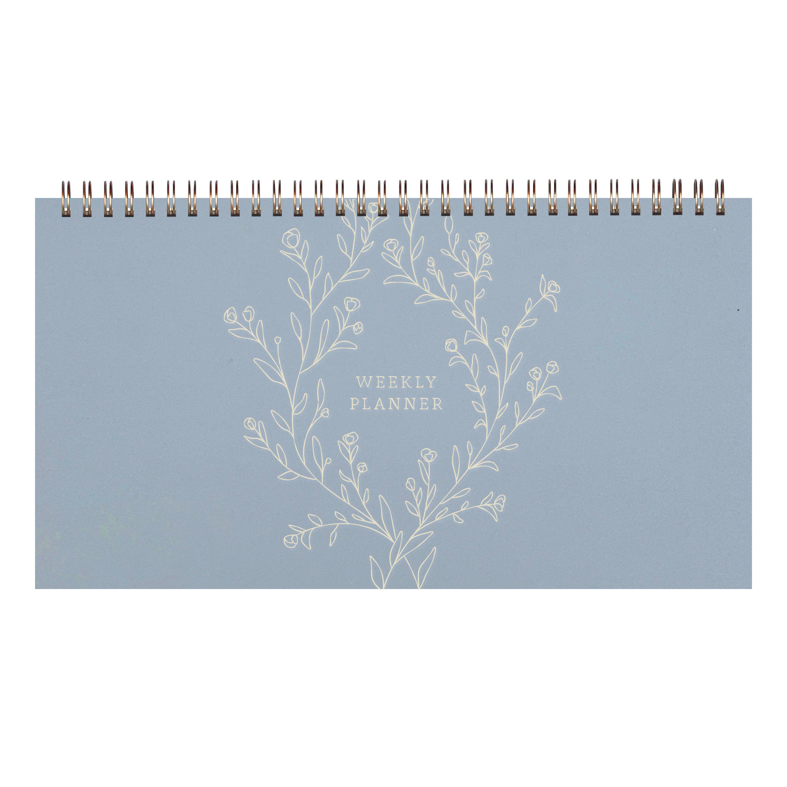 Floral Vines Undated Weekly Planner - Ruff House Print Shop