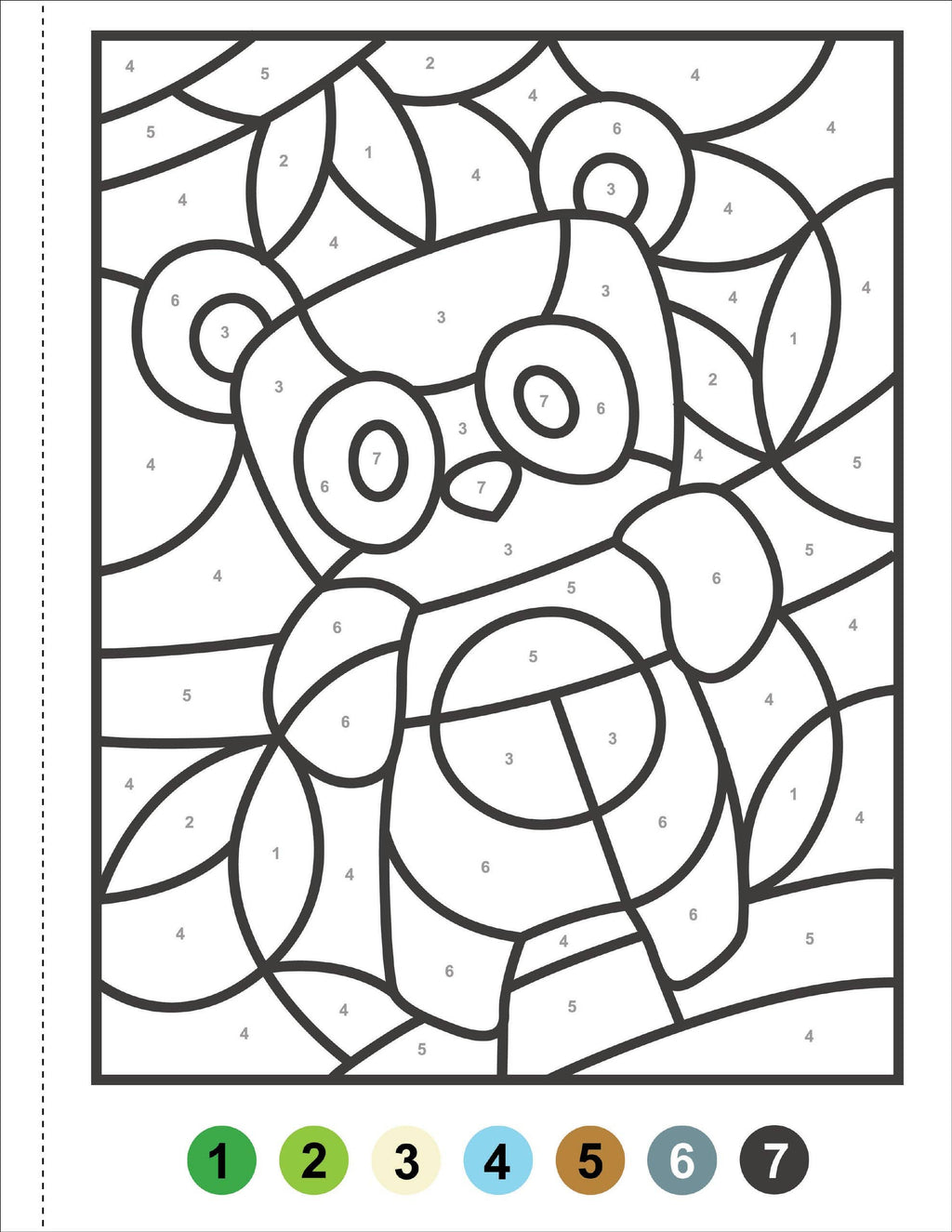 My First Color-by-Number: Animals | Peter Pauper Press