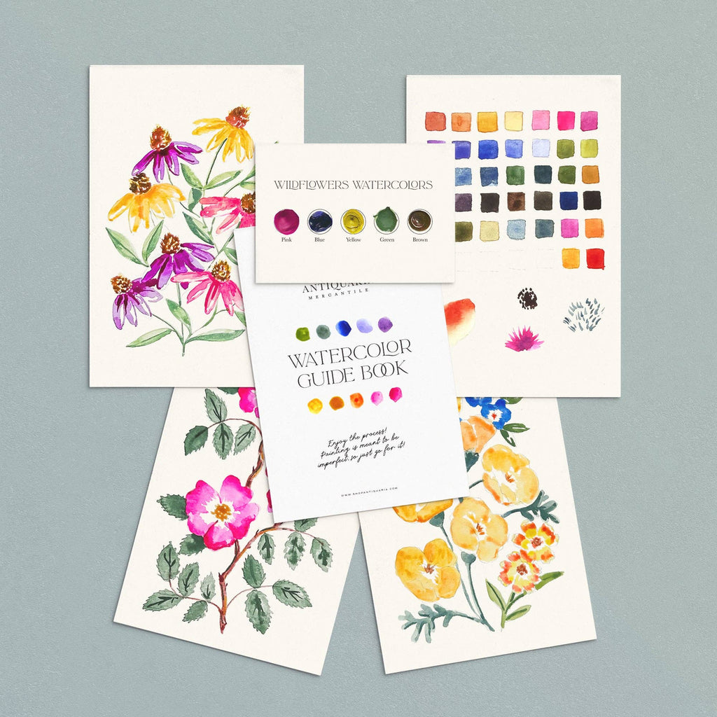 Wildflower Watercolor Painting | Beginner Floral Art Kit