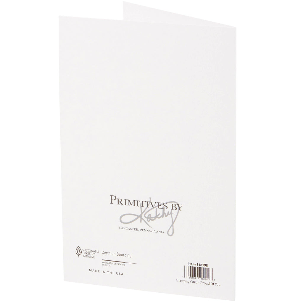 Proud Of You Greeting Card